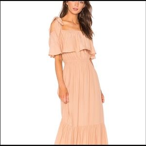 SWF Chloe Maxi Dress Tie Shoulder Tiered Dress